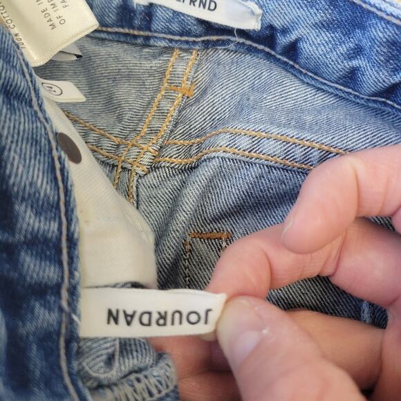 GRLFRND Jourdan Distressed Denim Shorts 24 - Picture 8 of 9